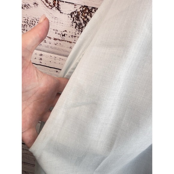 Vintage Cottagecore Dress M Nightgown Robe Embroidered Eyelet Lace Ruffle Ribbon - Picture 7 of 12